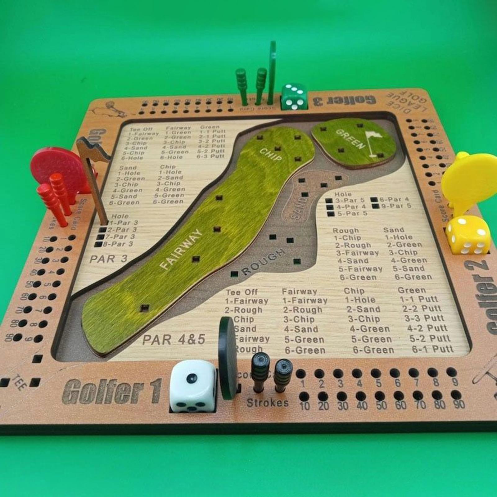 Party Games Adults Indoor - Jeu de dés de Golf en