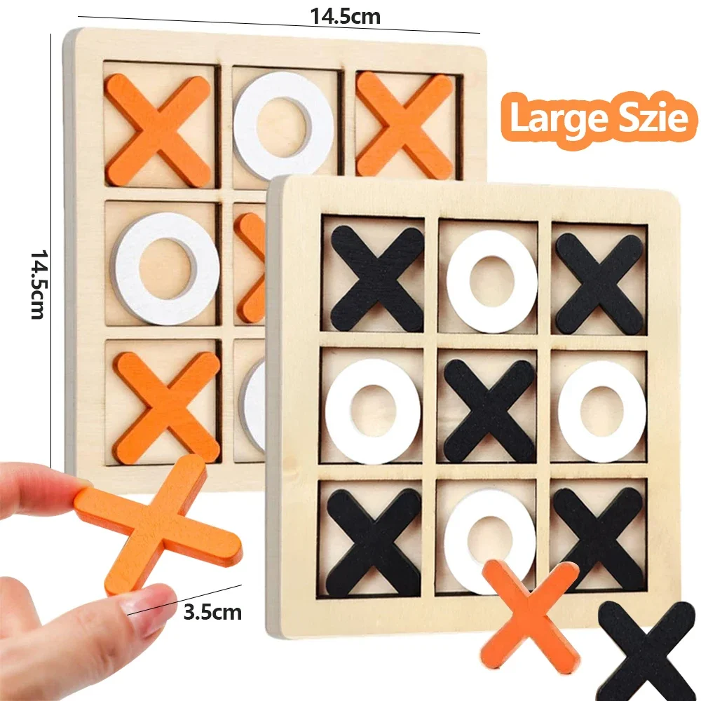 Party Games Kids Indoor - Jeu en bois XO Tic Tac