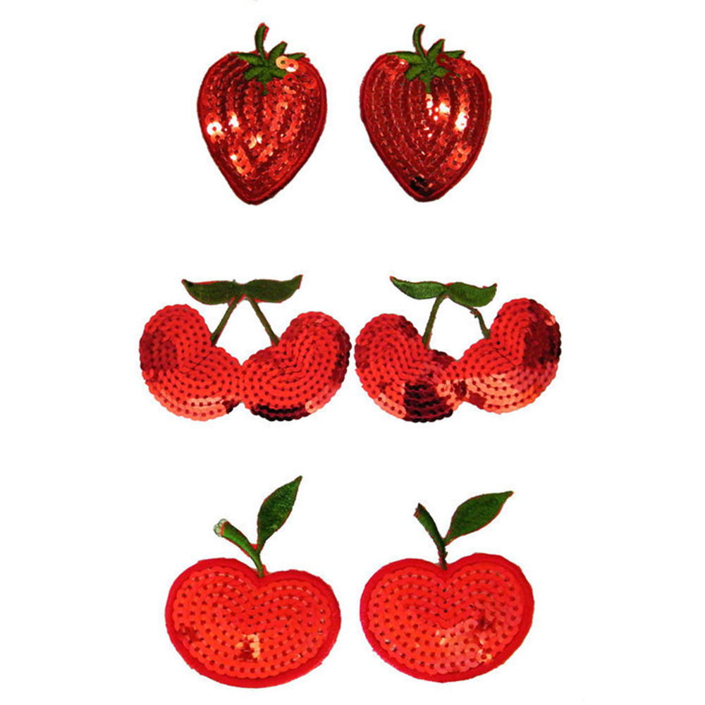 Party Games Couple - Cache-mamelon aux fruits à paillettes, autocollants