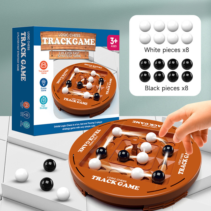 Party Games Kids Indoor - Jeu d'échecs amusant, plateau de Table,