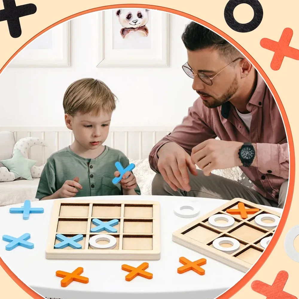 Jeu en bois XO Tic Tac Toe, Mi - Party Games Kids Indoor avis et prix