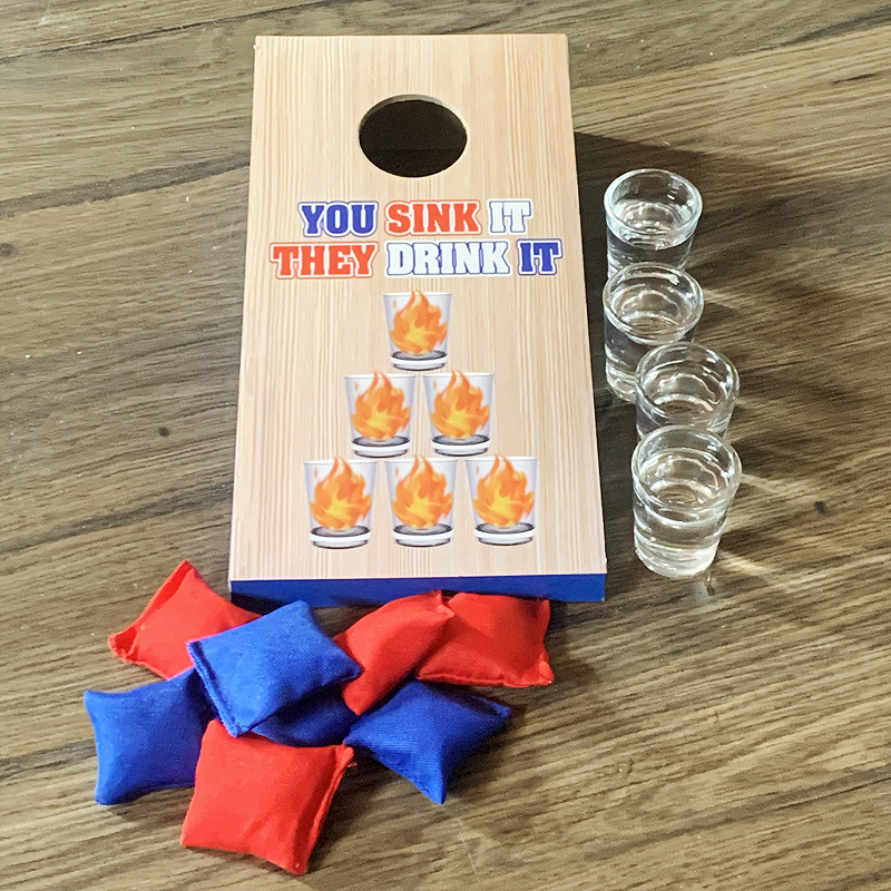 1 jeu de jeu de lancer en bois - Party Games Board Game avis et prix