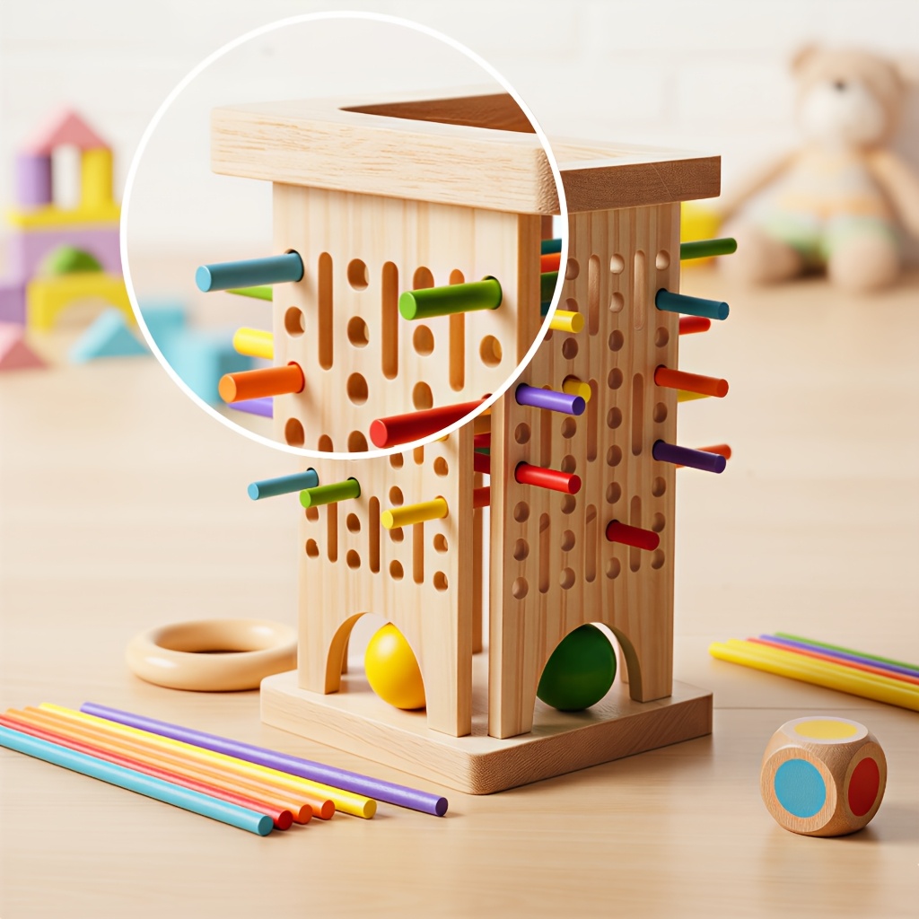 Jeu de société en bois Montess - Party Games Kids Indoor avis et prix