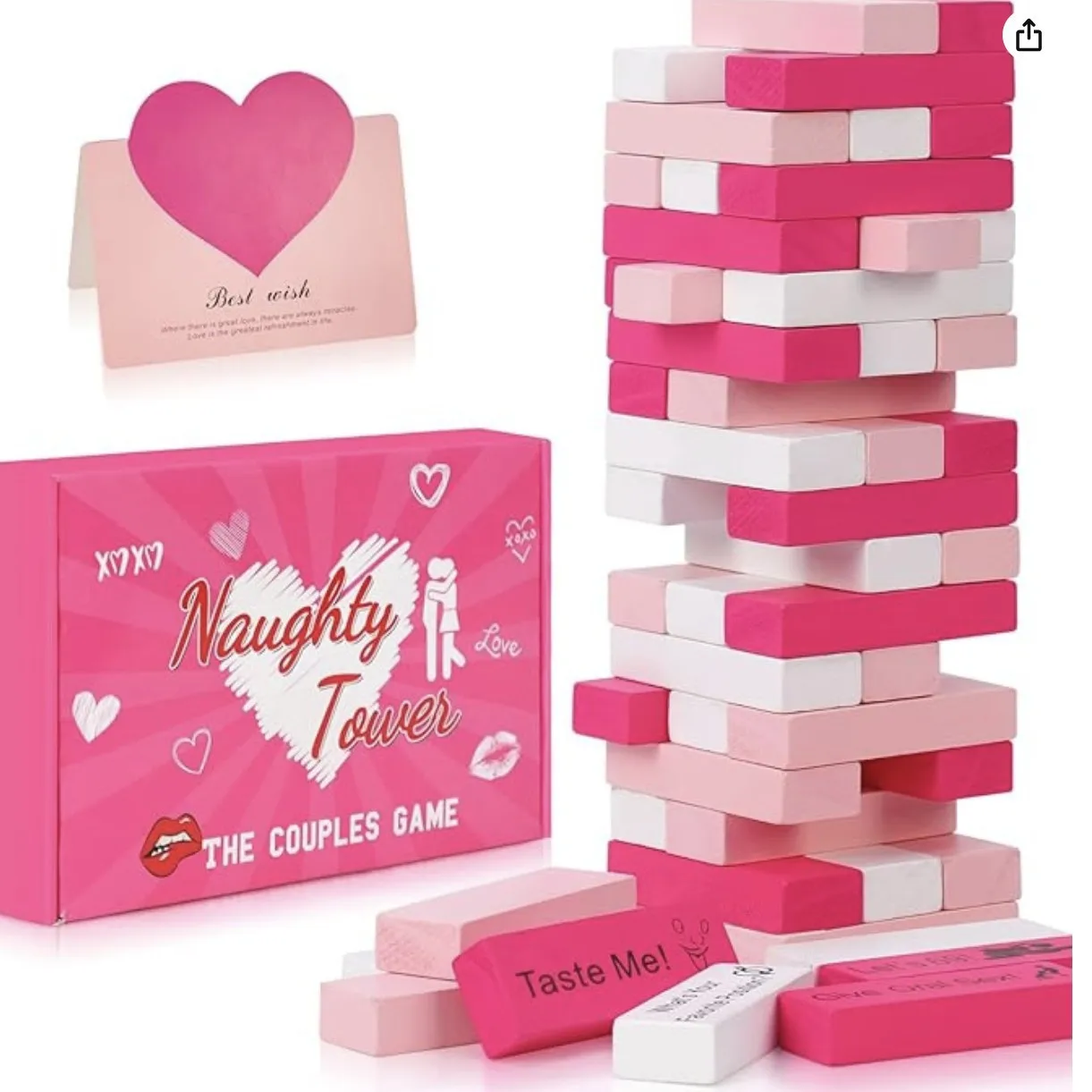 48 pièces bloc tour jeu Couple - Party Games Couple avis et prix