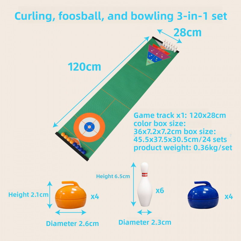 Jeu de table Curling, Mini Hoc - Party Games Kids Indoor avis et prix