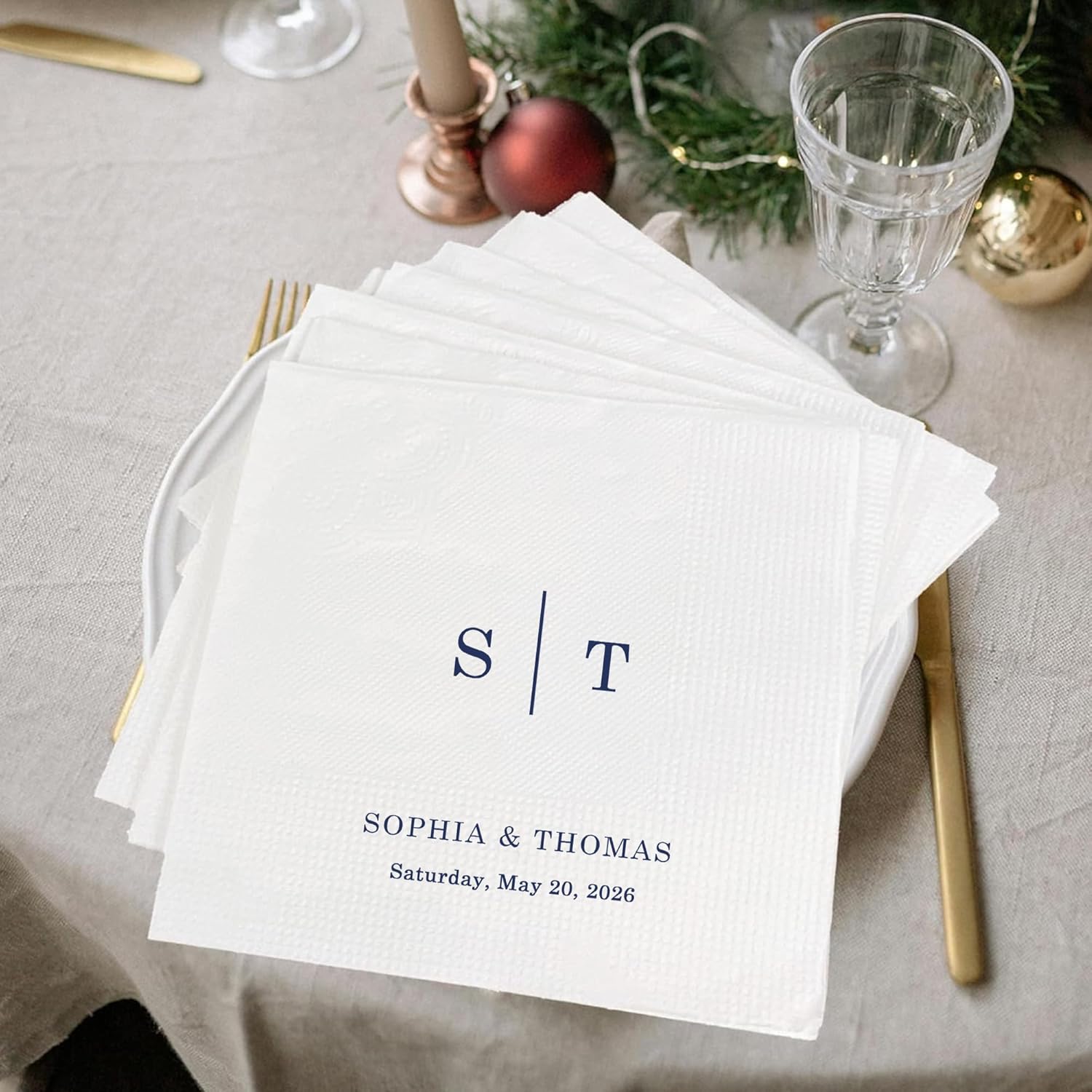 50 serviettes de cocktail pers - Party Games At Christmas avis et prix